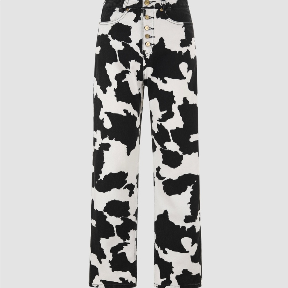 Cider Cow Print Pants